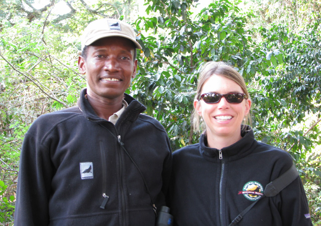 Our guide, Naiman, and NHA Adventure Specialist, Suzanna, posed together on a nature walk.